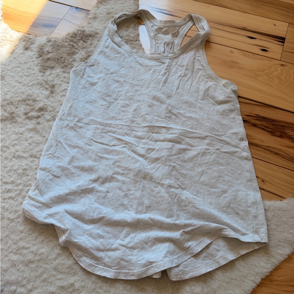 Lululemon heather grey tank top